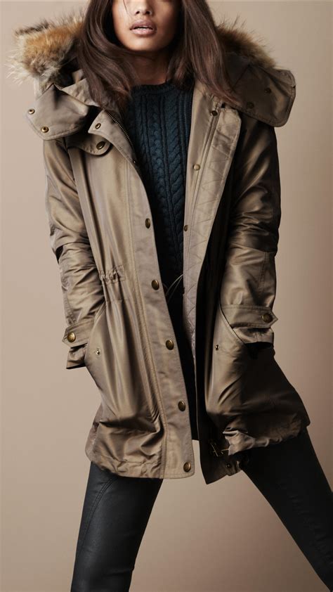 burberry parka womens|Burberry parka coats for women.